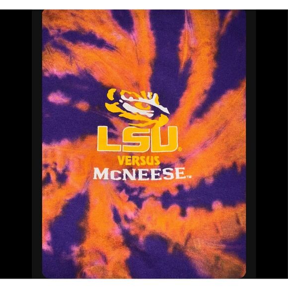 2015 LSU Tigers vs. McNeese State Tie-Dye Tee - Picture 4 of 4
